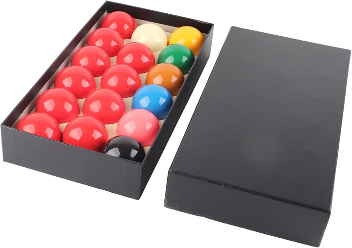 Snooker Kugeln Set 57,2 mm, 17 Stück Harz Snooker Balls Set für Britisches Billard Wettbewerbe und F