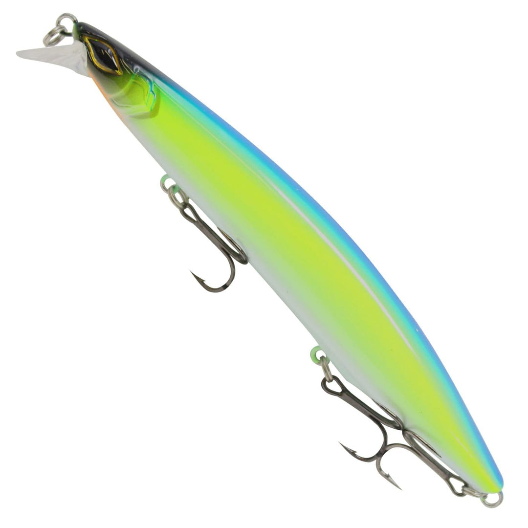 Seika Pro Wobbler Nightveit Junior Silent 12,5cm 19g - Hardbait, Farbe:Blue Stripe