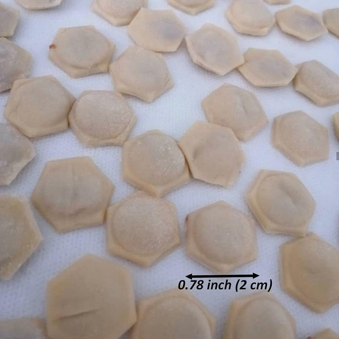 XL Pratic Ravioli-Form - Manti Form Manti Kalibi - Ravioli-Ausstecher - Teigschneidegerät 199 Löcher