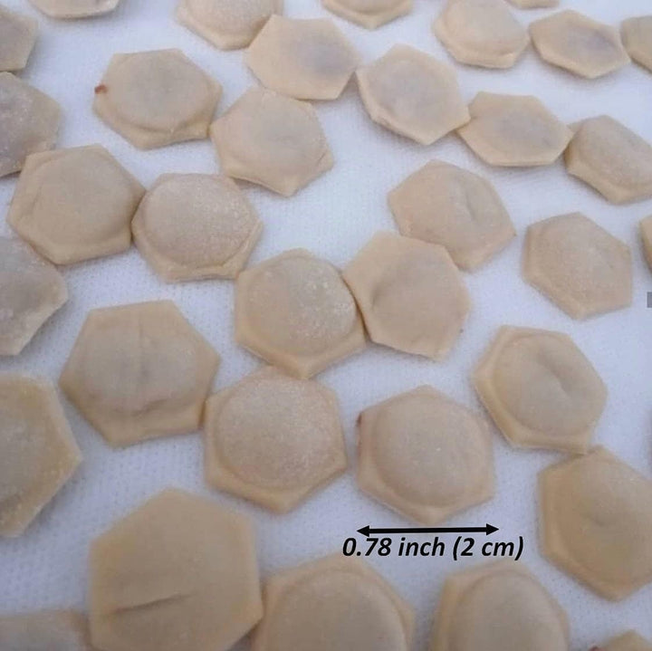 XL Pratic Ravioli-Form - Manti Form Manti Kalibi - Ravioli-Ausstecher - Teigschneidegerät 199 Löcher