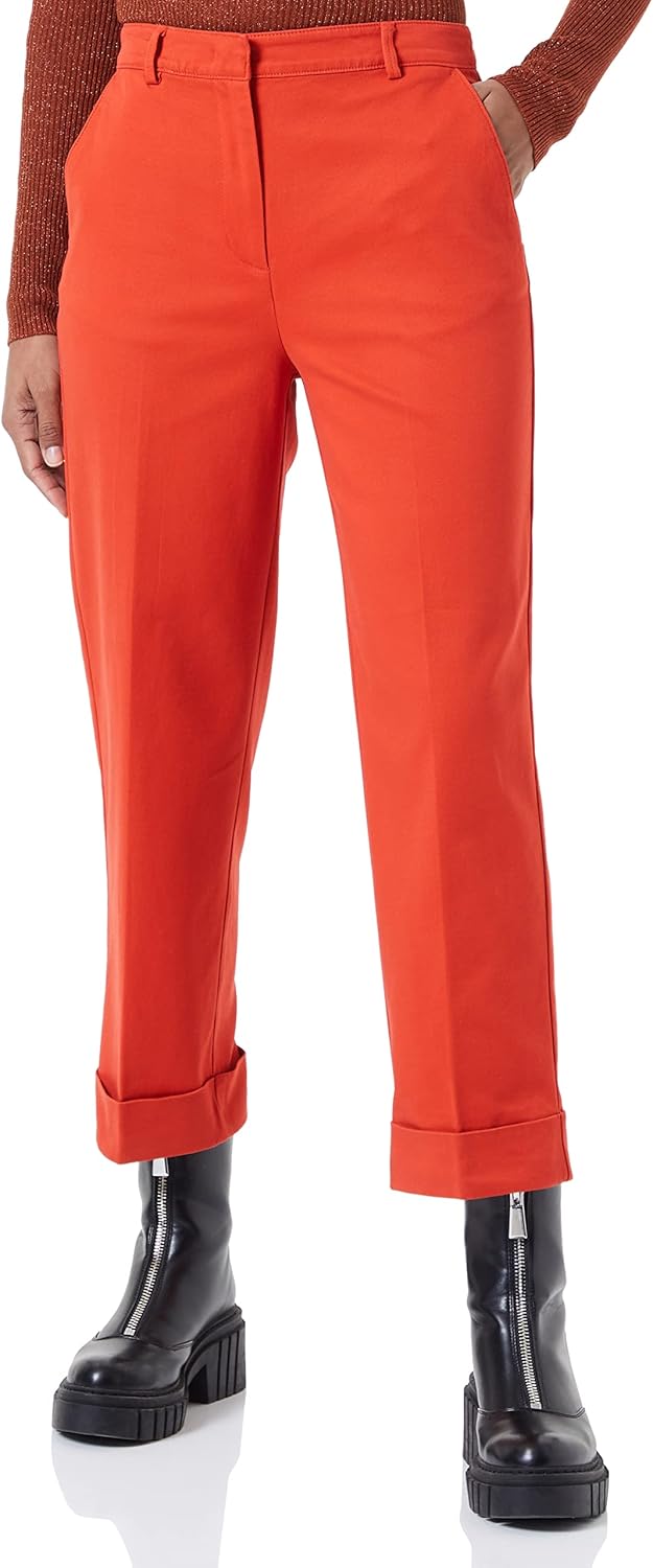 Sisley Damen Pants 34 Red 1w4, 34 Red 1w4