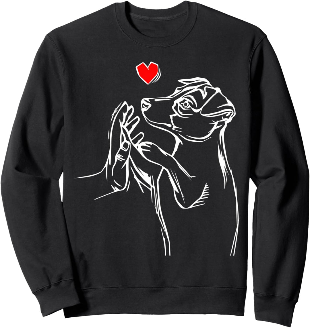 Jack Russell Terrier Liebe Frauchen Hunde Geschenkidee Sweatshirt