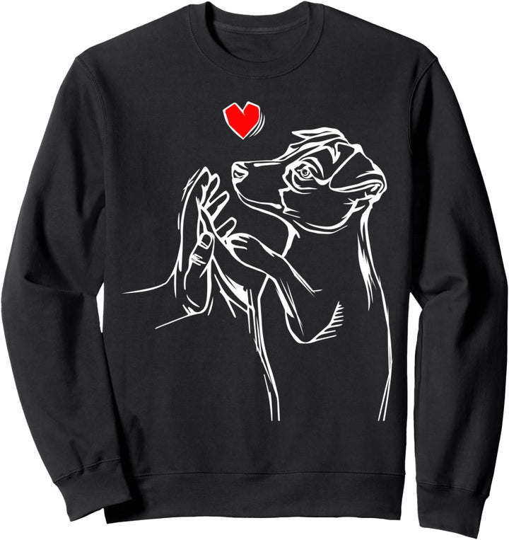Jack Russell Terrier Liebe Frauchen Hunde Geschenkidee Sweatshirt