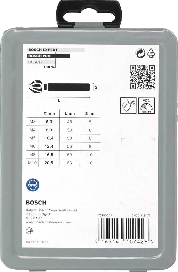 Bosch Pro 6tlg. Kegelsenker-Set HSS 6tlg. Set, 6tlg. Set