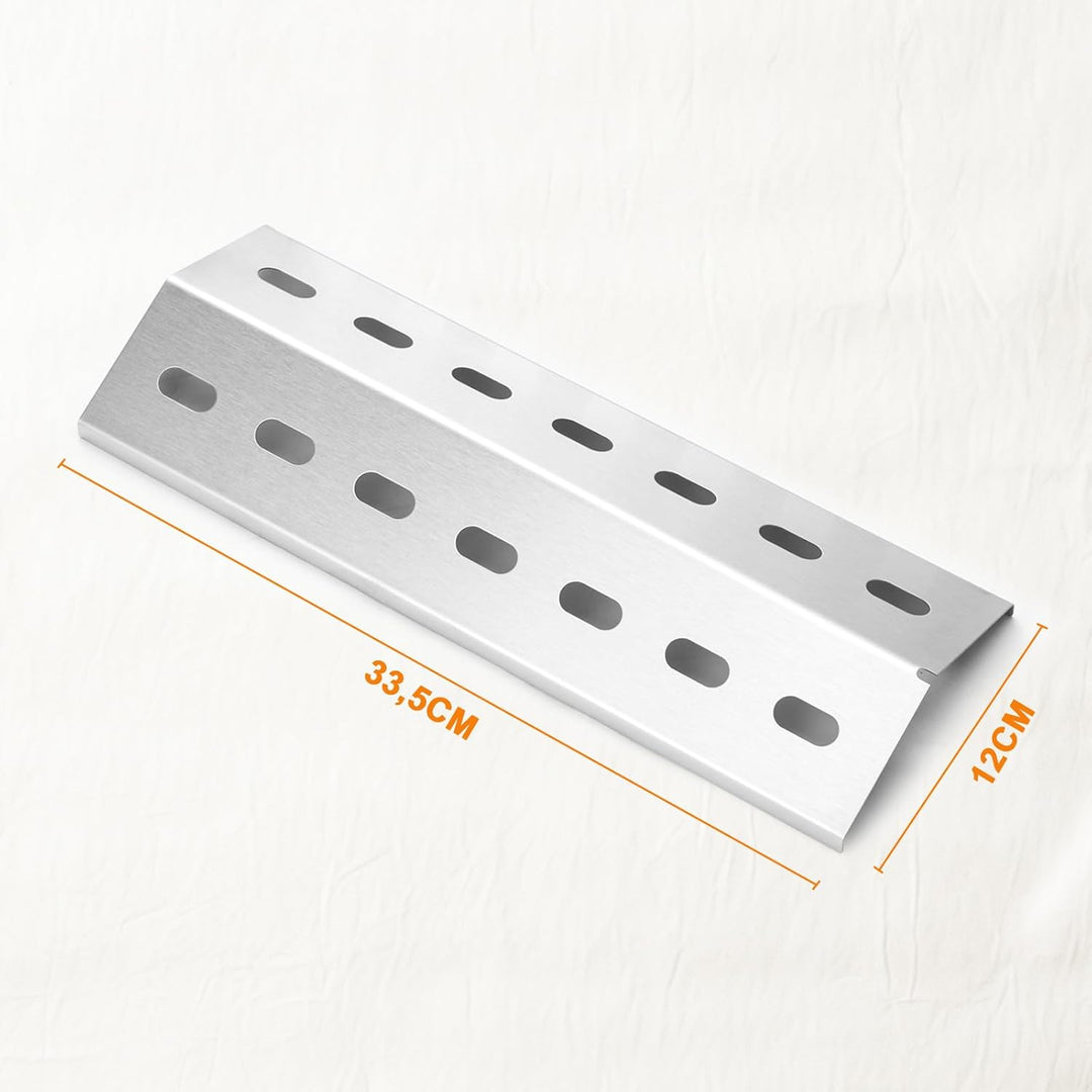 33,5 x 12cm Edelstahl Brennerabdeckung für Enders San Diego 3, Enders San Diego Evo,Brennerabdeckung