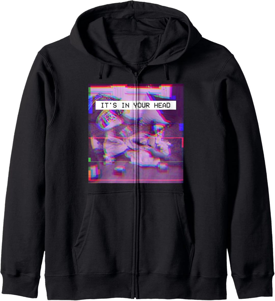 Vaporwave Aesthetic Style Edgy Eboy Egirl Glitch Art Lofi Kapuzenjacke