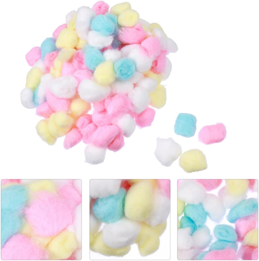 Sosoport Hamster Wattebausch 5Er Pack Bunte Baumwolle FüR Haustierbett Und KäFigfüLlung Warme Winter