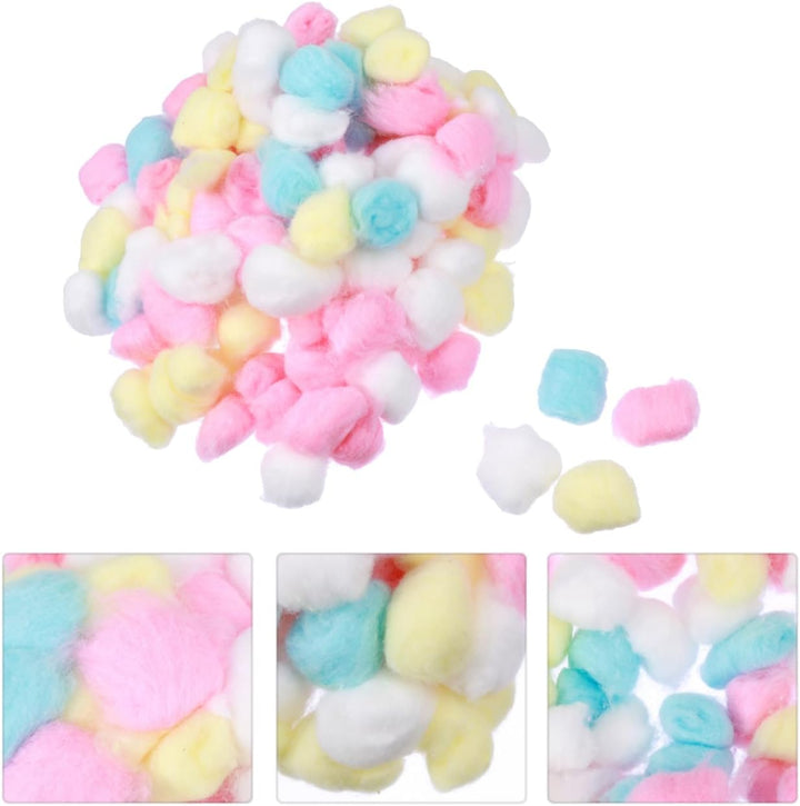 Sosoport Hamster Wattebausch 5Er Pack Bunte Baumwolle FüR Haustierbett Und KäFigfüLlung Warme Winter
