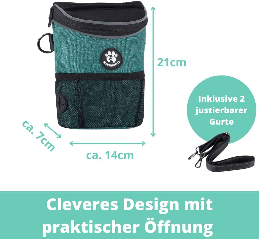 Premium Leckerlibeutel für Hunde - Perfekt für die Welpenerziehung & das Training - Funktional, prak