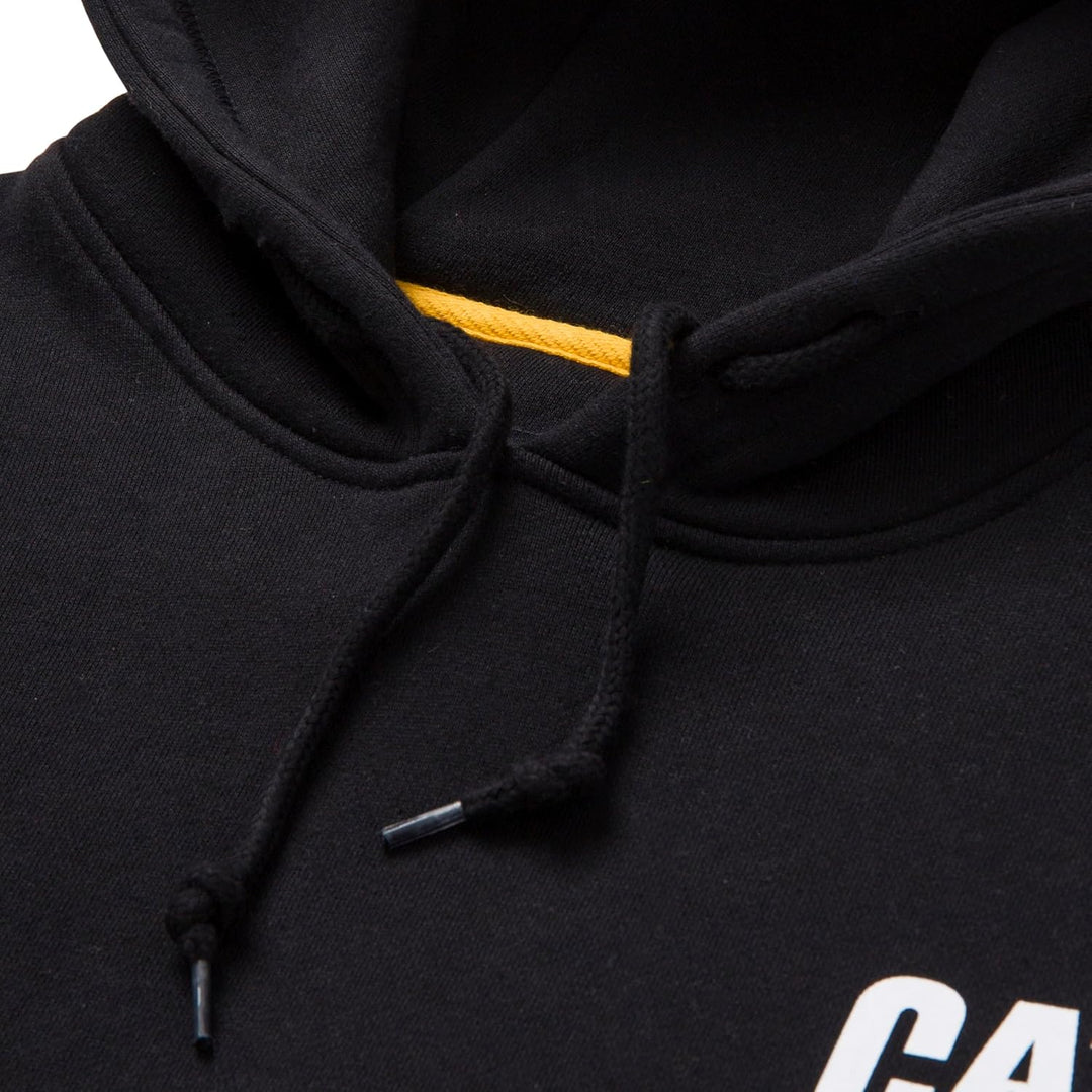 Caterpillar Herren Trademark Banner Kapuzen-Sweatshirt Kapuzenpullover 4XL Schwarz, 4XL Schwarz