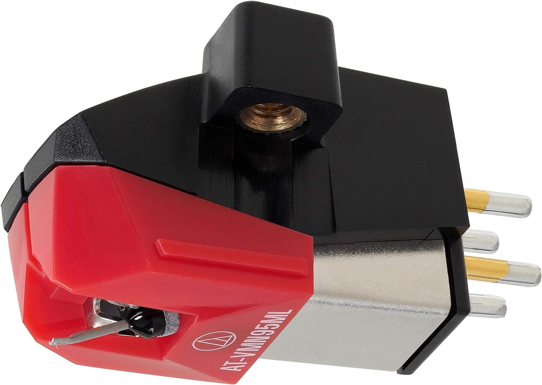 Audio-Technica Tonabnehmer at-VM 95 ML & Pro-Ject Clean it Karbonfaser Nadelbürste Bundle mit Nadelb