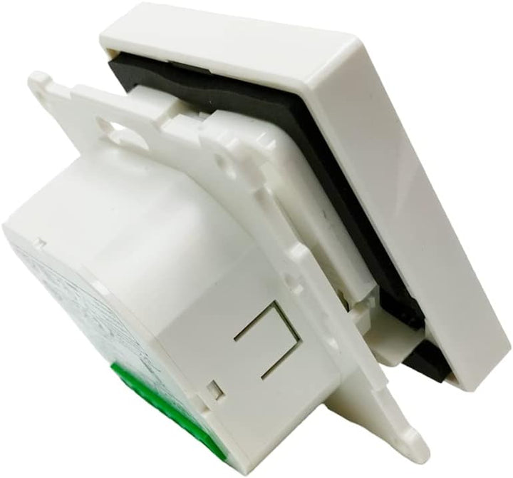 DEVI Raum+BodenThermostat 140F1141 RAL9010 Raumthermostat/Uhrenthermostat 5703466239636, White x Whi