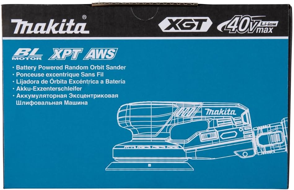 Makita BO003CGZ Akku-Exzenterschleifer 40V max. / 125 mm ø (ohne Ladegerät und Akkus)