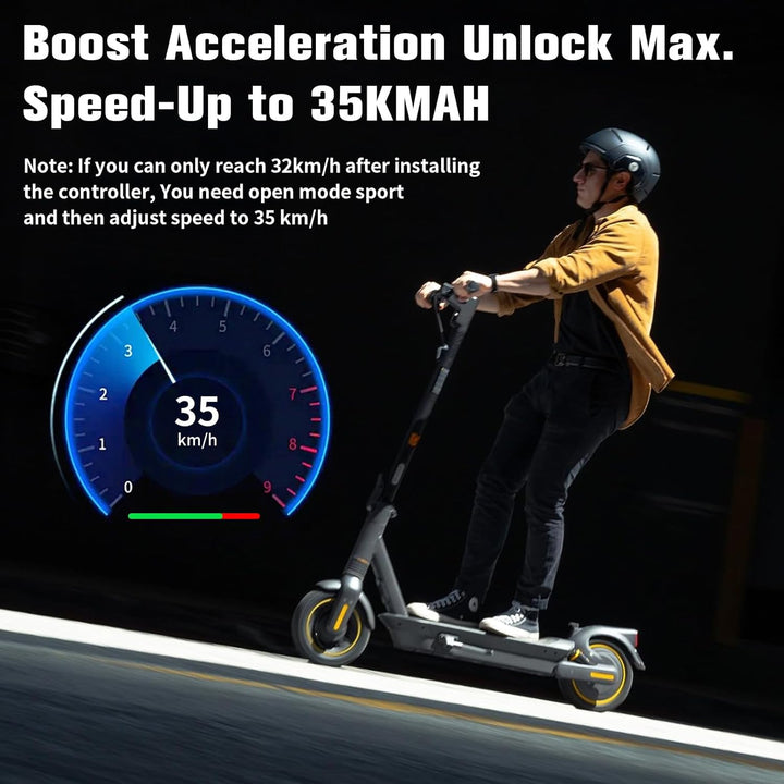 Controller für Elektroroller – Kompatibel mit Segway Ninebot MAX G2/G65, 35km/h Speed Upgrade & Meta