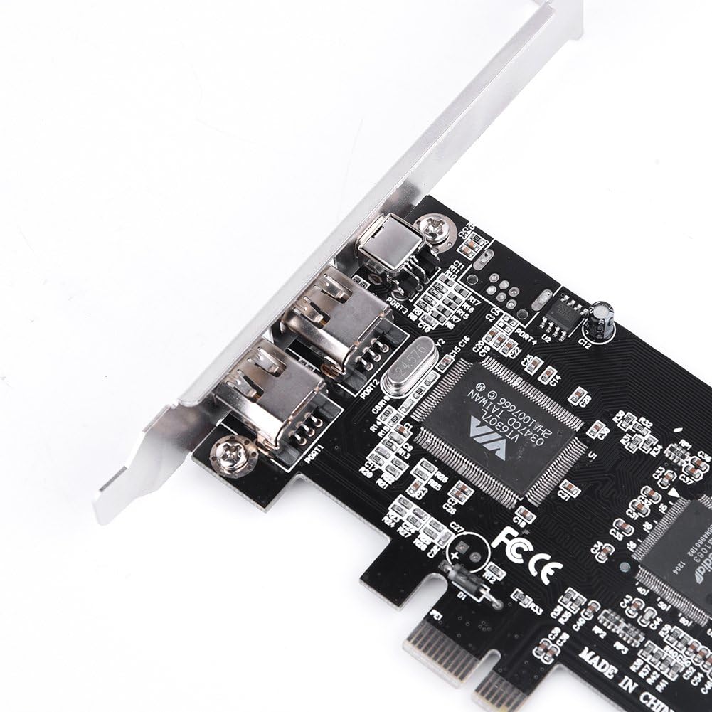 Tosuny PCI-E Controller Karte, Hochgeschwindigkeit PCI Express FireWire 1394a IEEE 1394 Controllerka