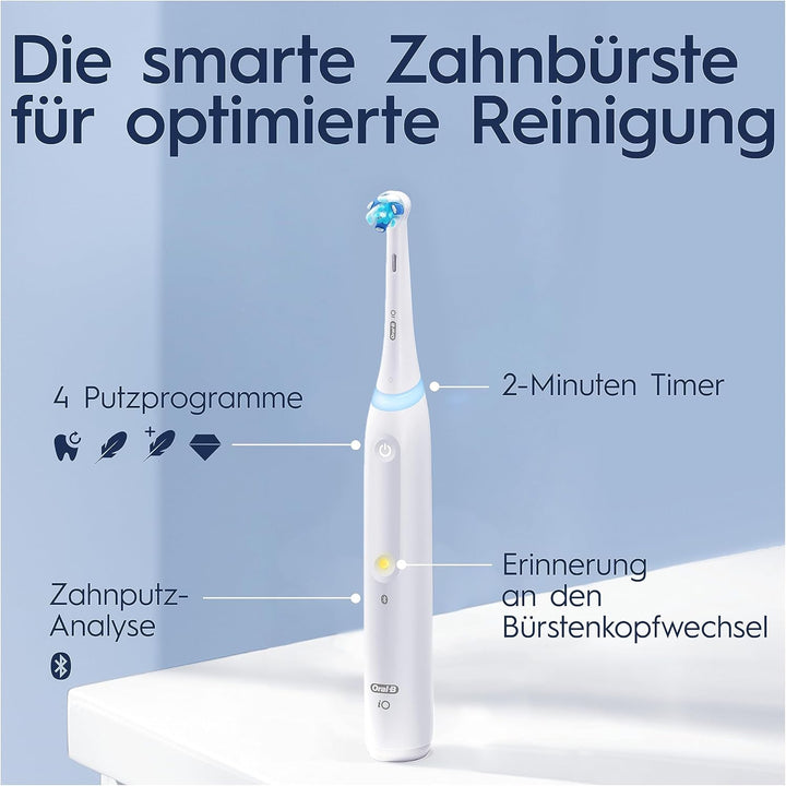 Oral-B iO Series 4 Elektrische Zahnbürste/Electric Toothbrush, 4 Putzmodi für Zahnpflege, Valentinst