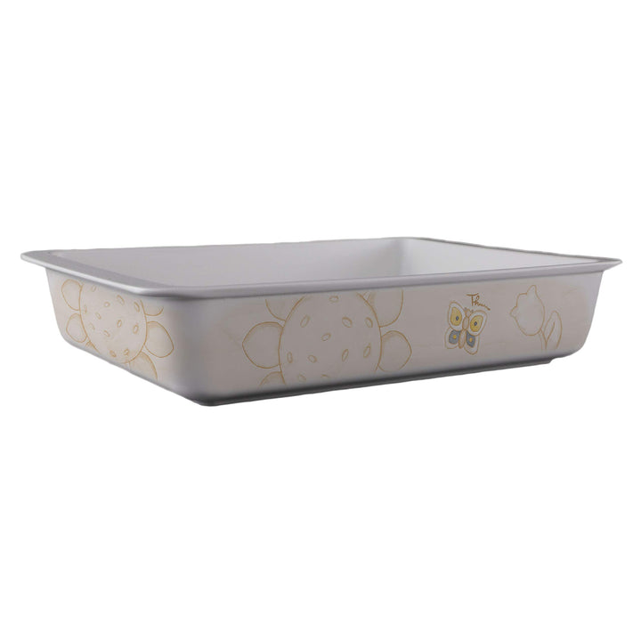 THUN - Backblech mit Blumen und Schmetterlingen - Geschenkidee - Küchenzubehör - Linie Elegance - Po