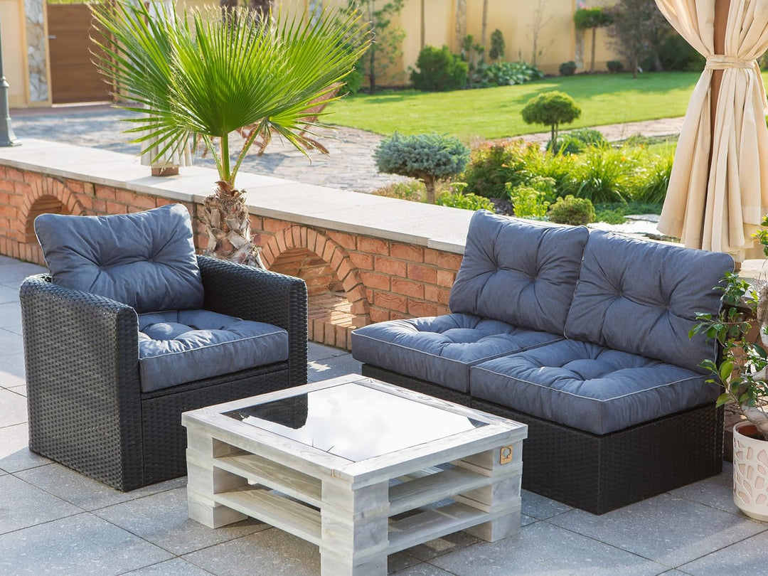 Bjird Gartenkissen Sitzauflage auf Gartenmöbel, Rattan, Gartenpolster Polsterauflagen auf Rataanmöbe