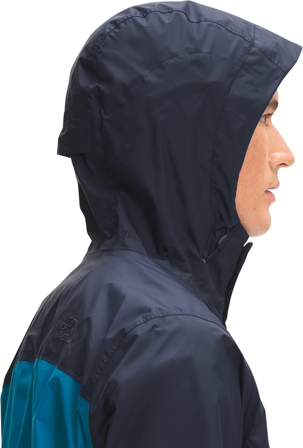 The North Face Men’s Venture 2 Waterproof Hooded Rain Jacket, Aviator Navy/Banff Blue, Large, L Avia