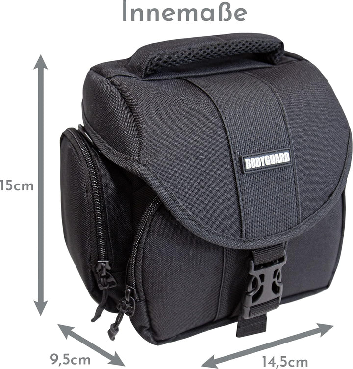 Bodyguard Fototasche Für System Bridgekameras und kleine DSLR Kameras Panasonic FZ82 FZ200 FZ300 FZ1