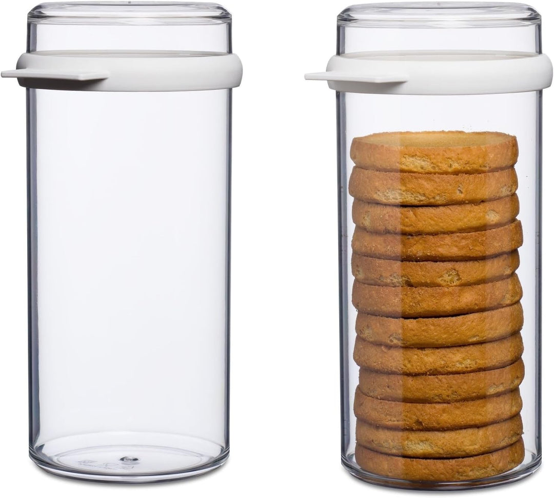 Mepal - Zwiebackdose Stora Duo Pack - Luftdichte Aufbewahrungsbox für Zwieback - Luftdichter Aufbewa