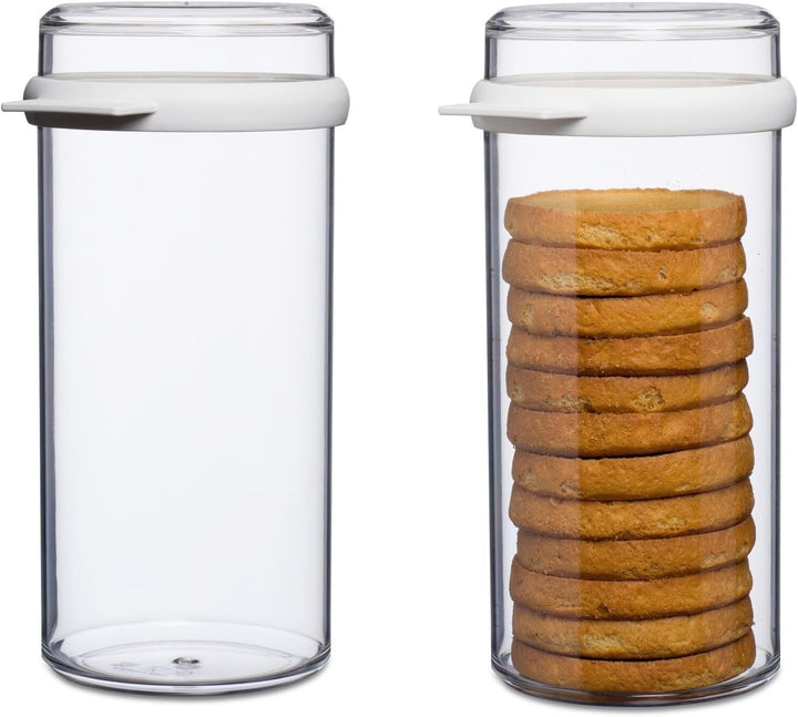 Mepal - Zwiebackdose Stora Duo Pack - Luftdichte Aufbewahrungsbox für Zwieback - Luftdichter Aufbewa