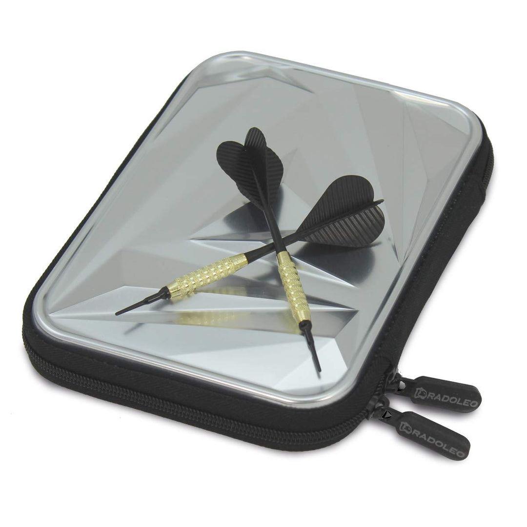 Dart Case Arrow-ONE für 2 Spieler | für 6 komplette Darts und Ersatzteile wie Flights, Barrels, Tips
