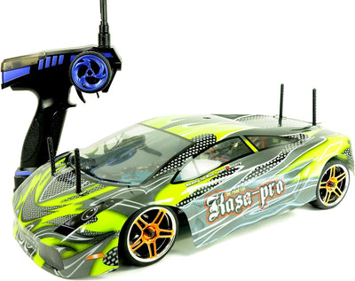 Amewi 21028 Kasa Pro Brushless 1:10, RTR Tourenwagen, Gelb