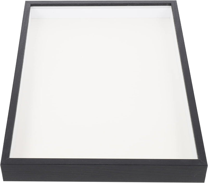 HOMSFOU Rahmen Bilderrahmen A4 Wand H?ngende Holzfoto Frame Gro? Bilderrahmen mit Matte Realglas Wan