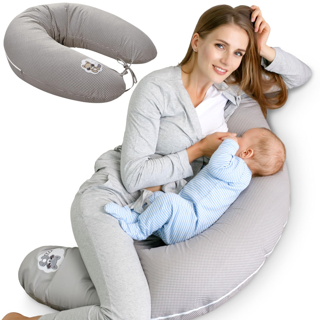 sei Design Stillkissen 170×30 cm – ergonomisch geprüftes Unterstützungskissen für Erwachsene – leise