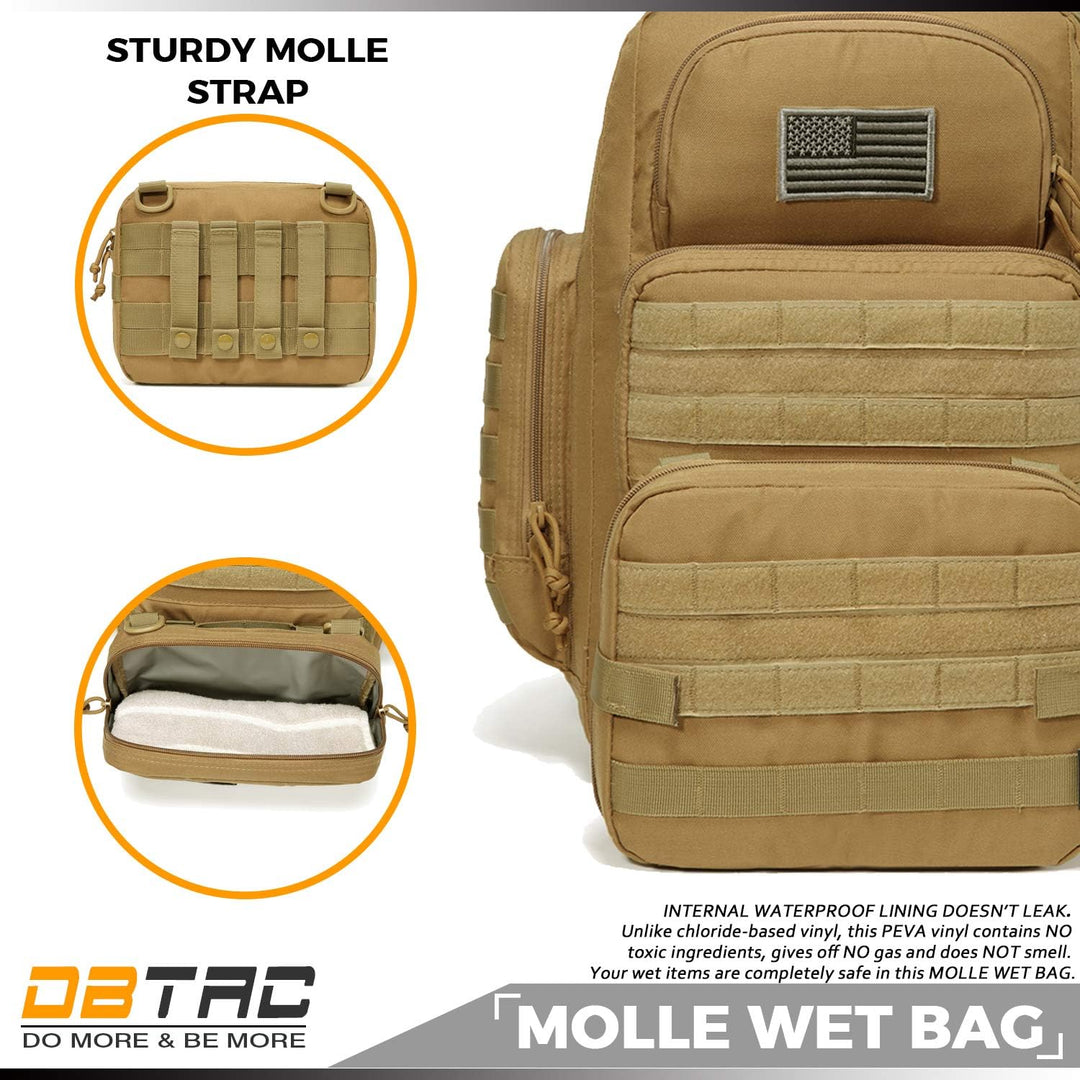 DBTAC Wickeltasche Rucksack für Papa, grosse Baby-Wickeltasche für Männer mit Wickelunterlage, isoli