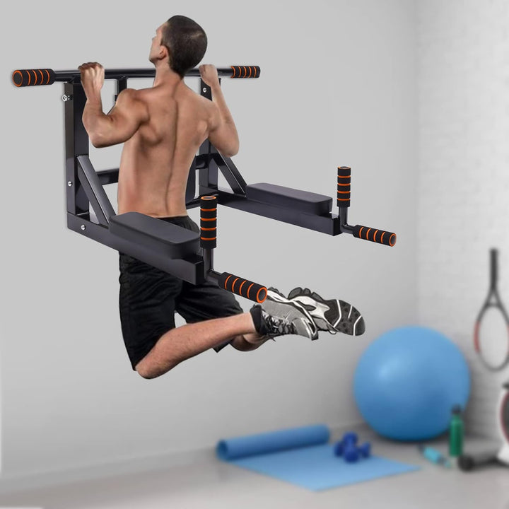 Wandmontage Klimmzugstange, Multifunktion Fitness Klimmzugstange, Wandhalterung Fitness Arm Auszuübe