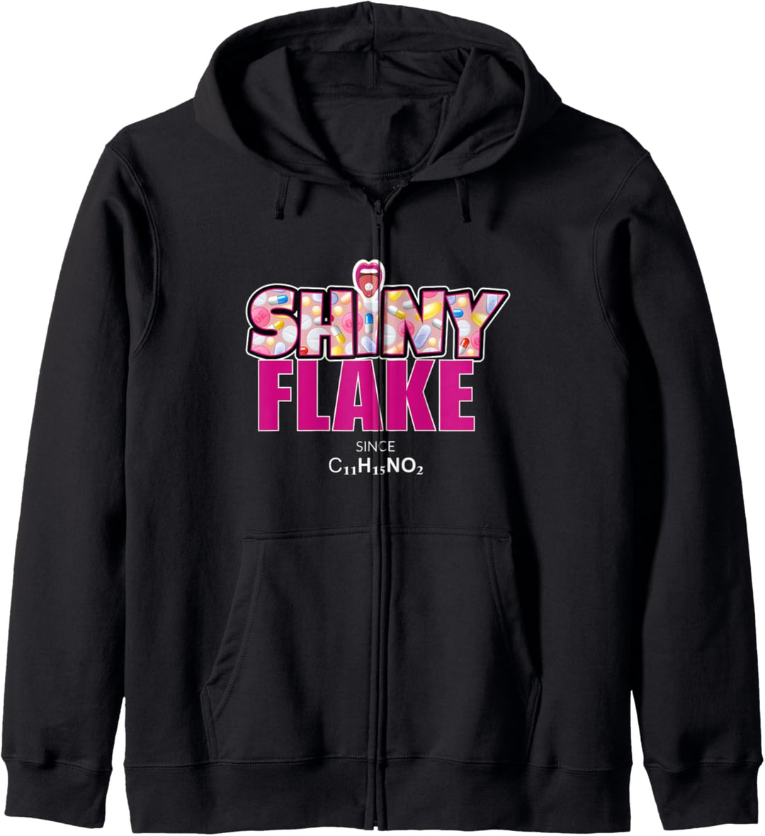 Shiny Flake design party extasy Kapuzenjacke