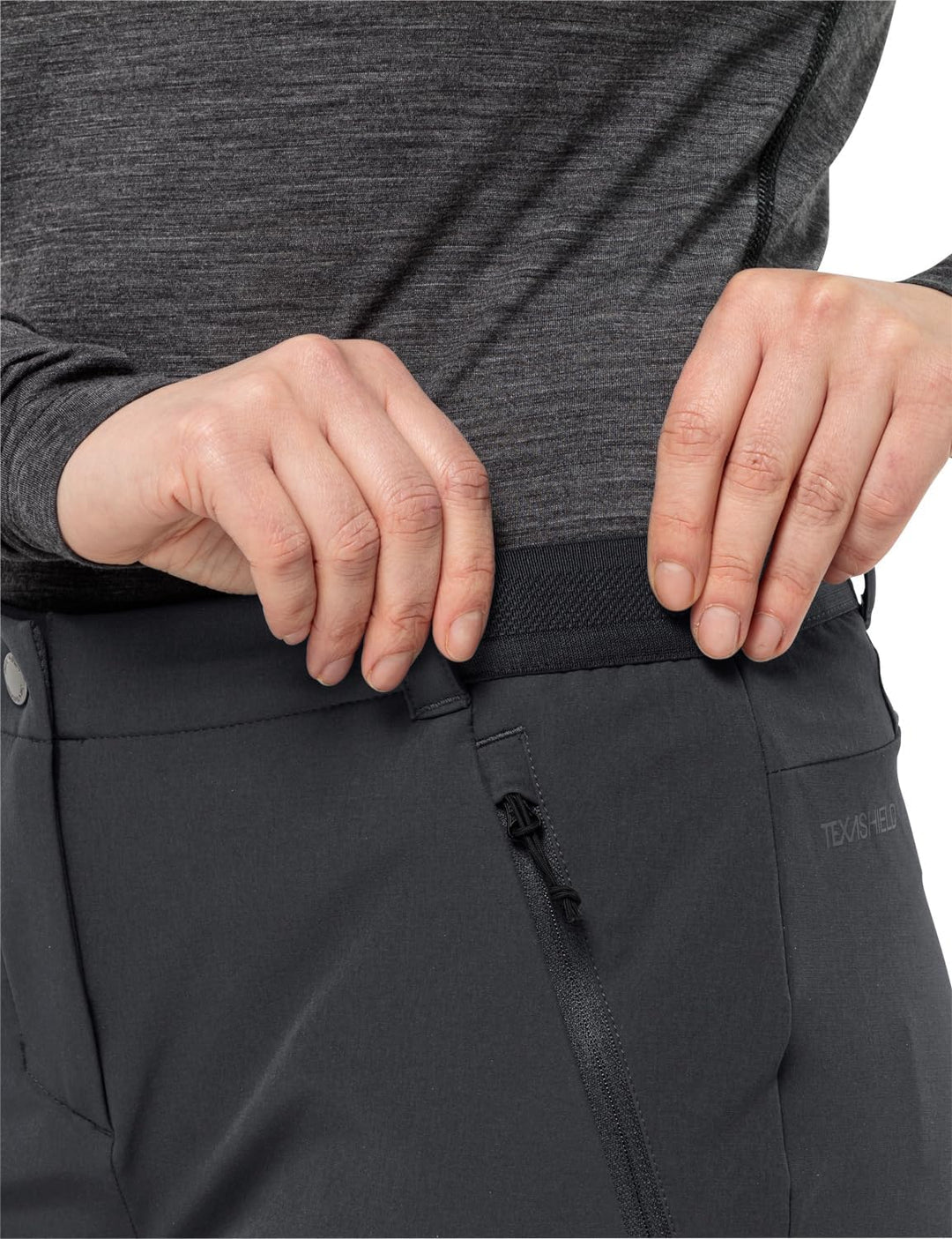 Jack Wolfskin GEIGELSTEIN Pants W 34 Schwarz, 34 Schwarz