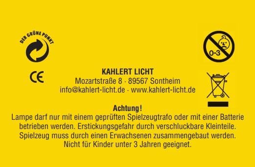 Kahlert Licht 020301 - LED_Laternen-Set inklusive schaltbarer Batteriebox