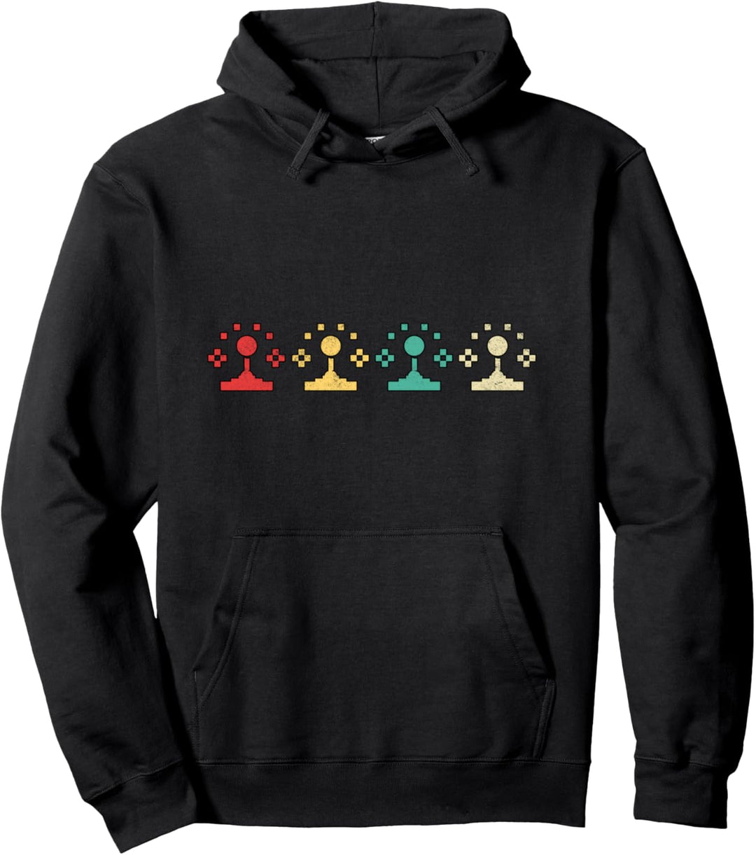 Joystick Retro 80s Arcade Gamer Pullover Hoodie