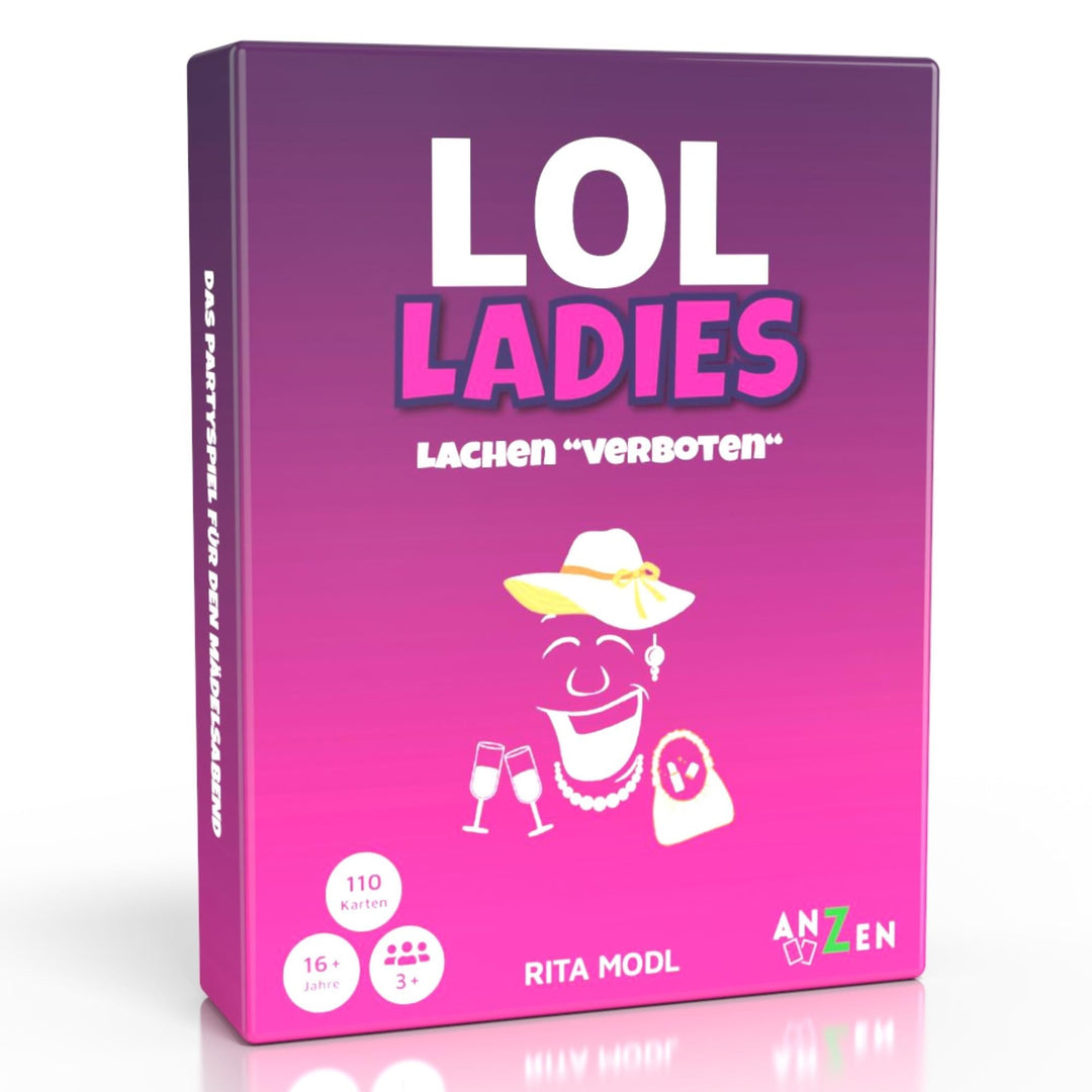 LOL LADIES – Lachen "verboten": Das witzige Partyspiel für Frauen zum Mädelsabend, JGA &amp; Freundinnen