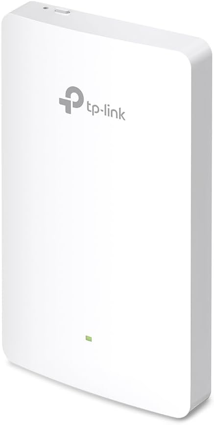 TP-Link EAP615-Wall AX1800 Dual-Band Wi-Fi 6 Accesspoint, 4 Gigabit-Ports, 802.3af/at PoE, EIN Ansch