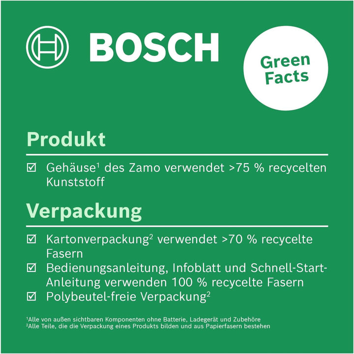 Bosch Laser-Entfernungsmesser Zamo der 4. Generation (einfaches und präzises Messen bis 25 m, Akkus