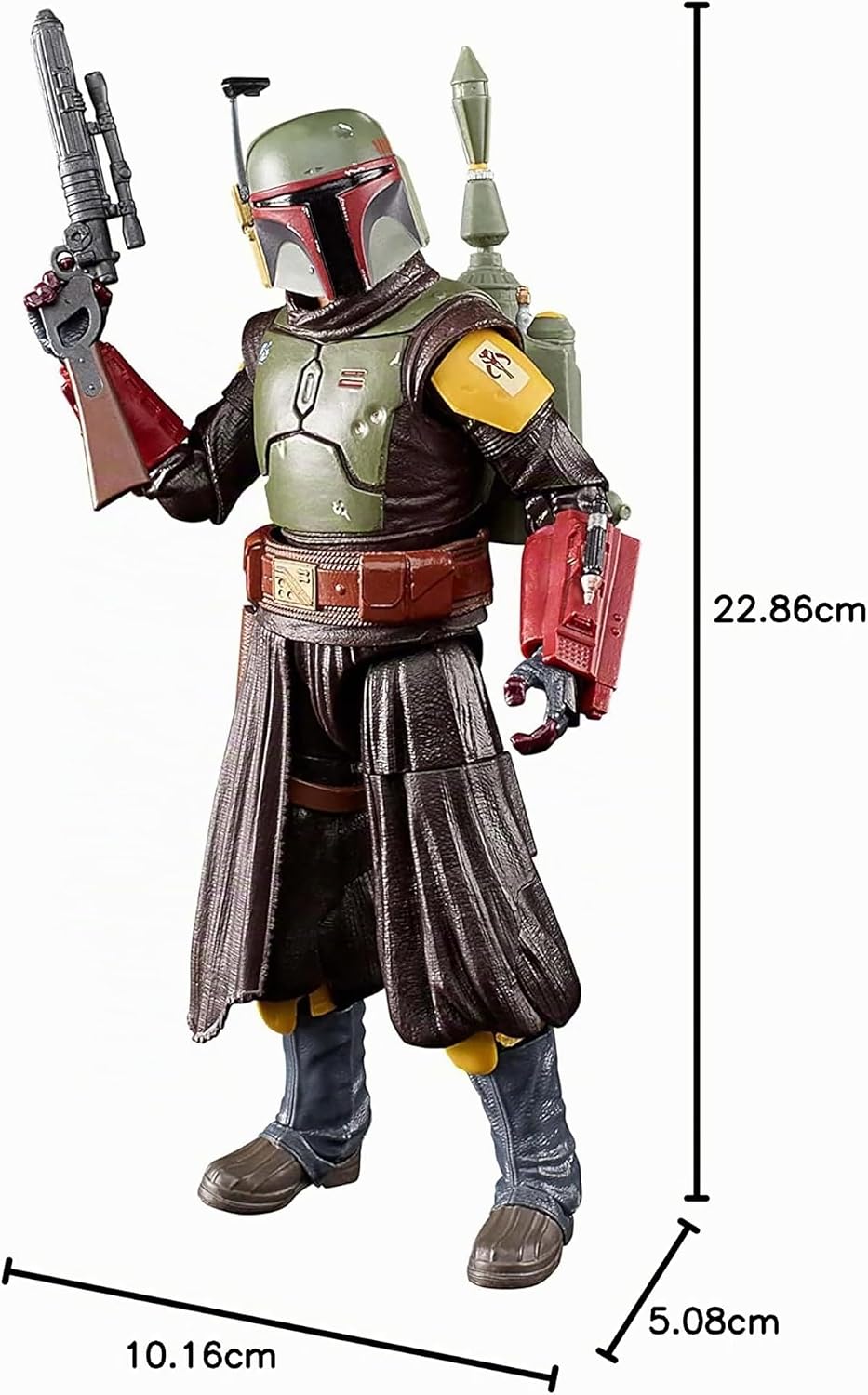 Star Wars Hasbro The Black Series Boba Fett (Thronsaal): The Book of Boba Fett Figur zum Sammeln, Fü