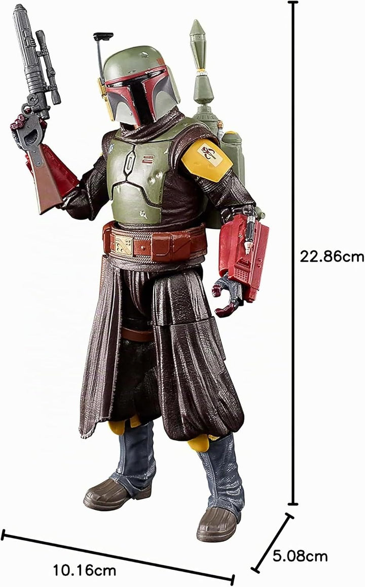 Star Wars Hasbro The Black Series Boba Fett (Thronsaal): The Book of Boba Fett Figur zum Sammeln, Fü