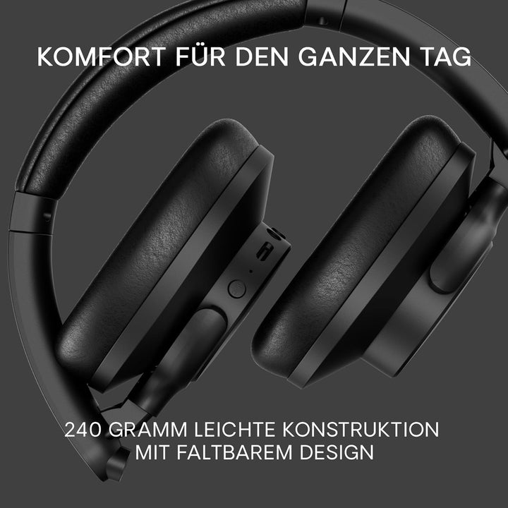 Urbanista Valencia Bluetooth Kopfhörer Over-Ear, Active Noise Cancelling Kopfhörer, Kopfhörer Kabell