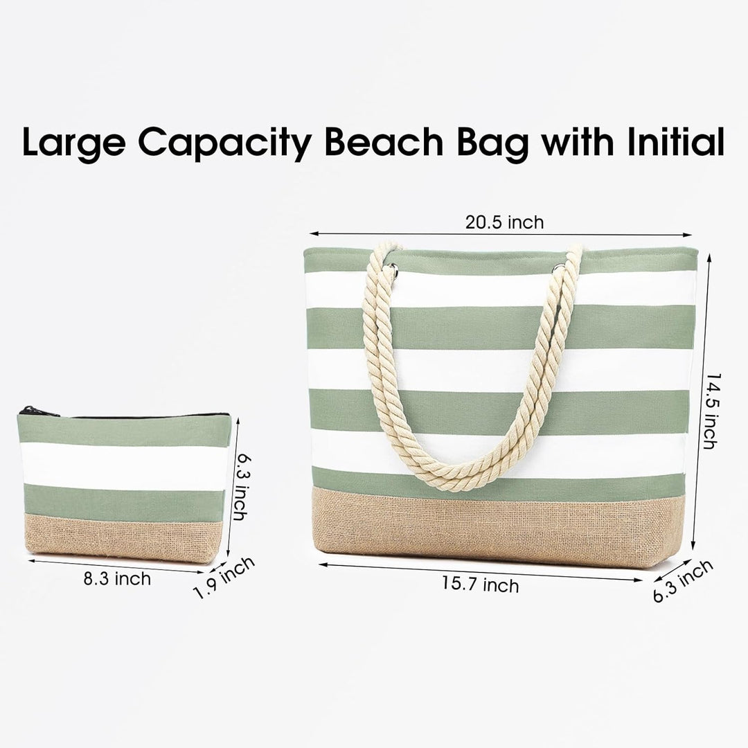 oscaurt Strandtasche Badetasche XXL Shopper Tasche Damen Umhängetasche Wasserdicht Beach Tote Bag mi