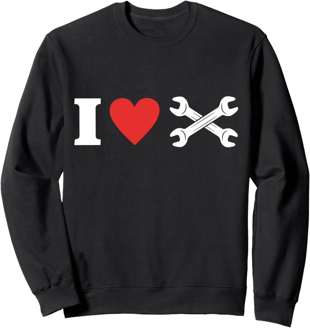 Ich Liebe Modellbau Werkzeug Technischer Modellbauer Sweatshirt