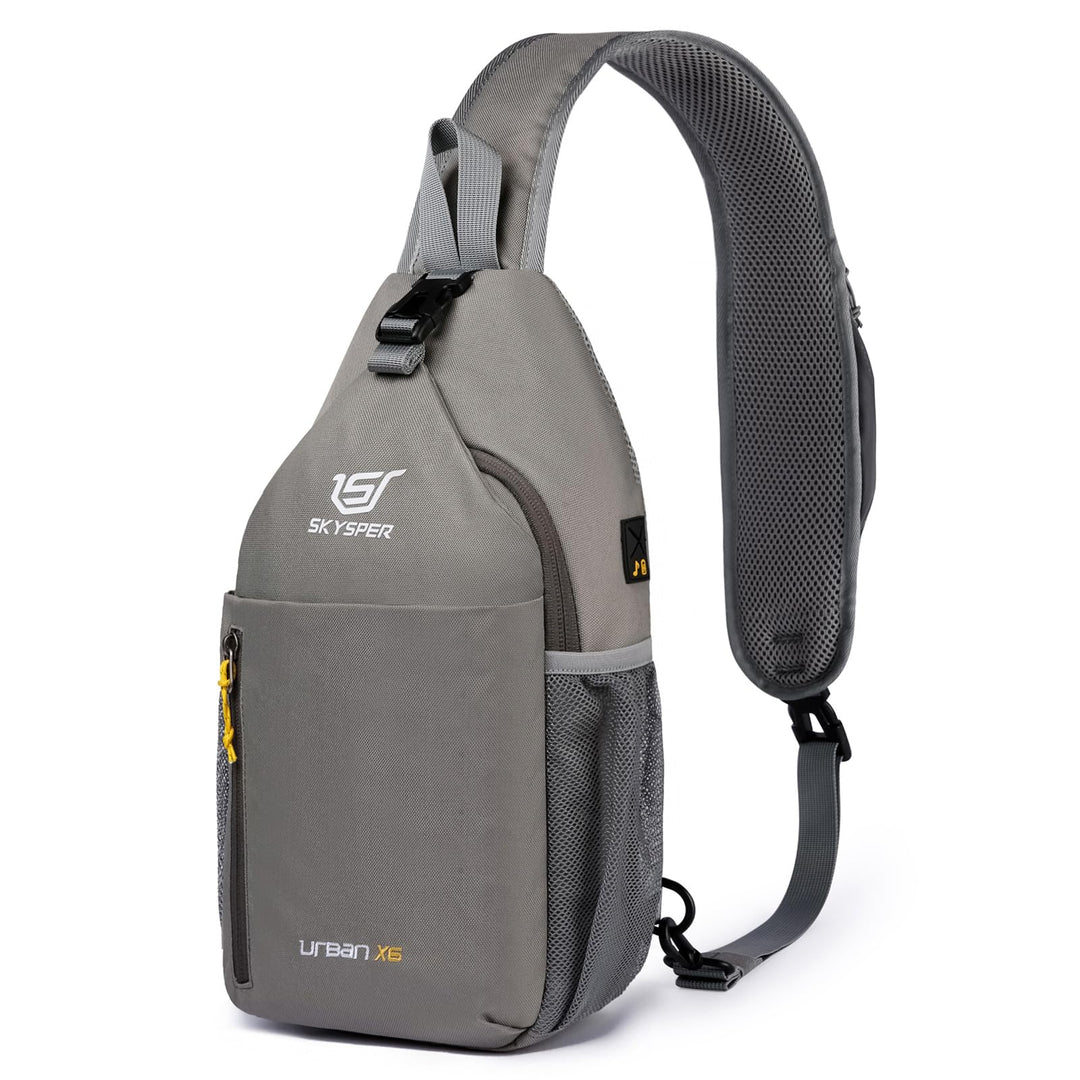 SKYSPER Brusttasche Leichte Sling Bag Herren Klein Schulter Rucksäcke Wasserfest Crossbody Pack Umhä