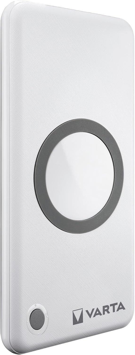 VARTA 2 in 1 Power Bank und Wireless Charger, kabelloses Ladegerät, Powerbank 10000mAh, Qi Ladestati