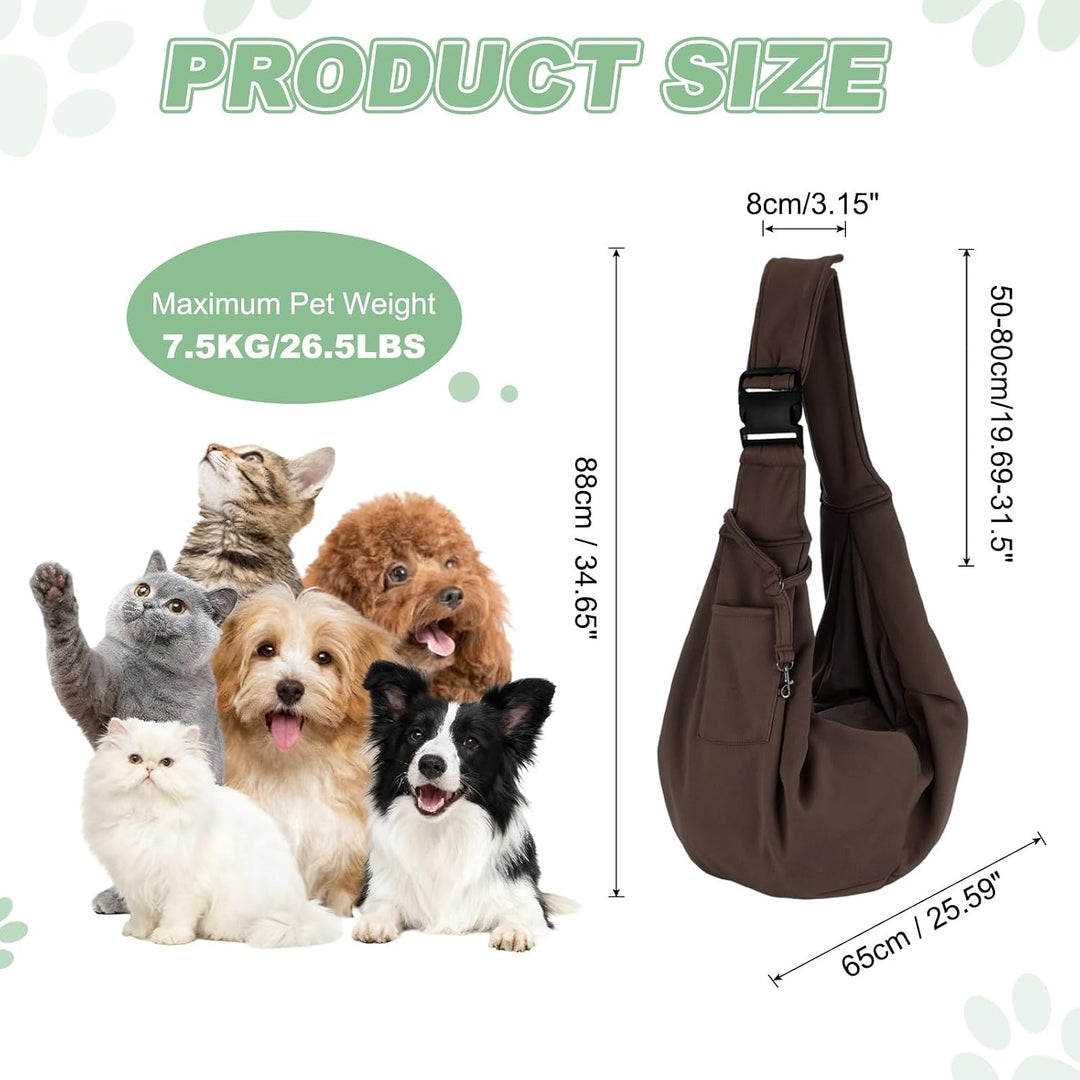 QUARKZMAN Hundetrage Für Kleine Hunde Und Katzen Bis Zu 16.5 Lbs Atmungsaktives Mesh Mit Verschluss