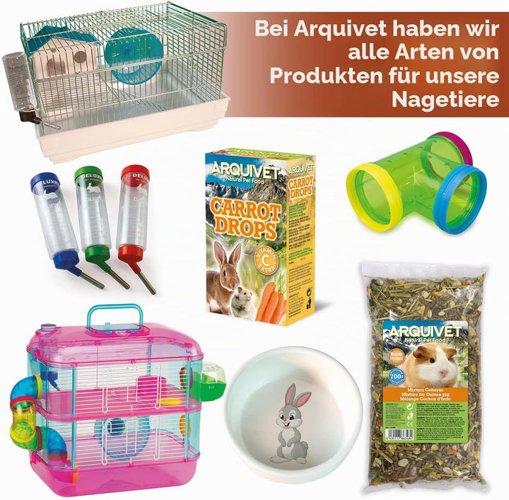 Arquivet Kaninchenbett - Plüschtier für Kaninchen - weiches und warmes Bett - Hängematte für Kaninch