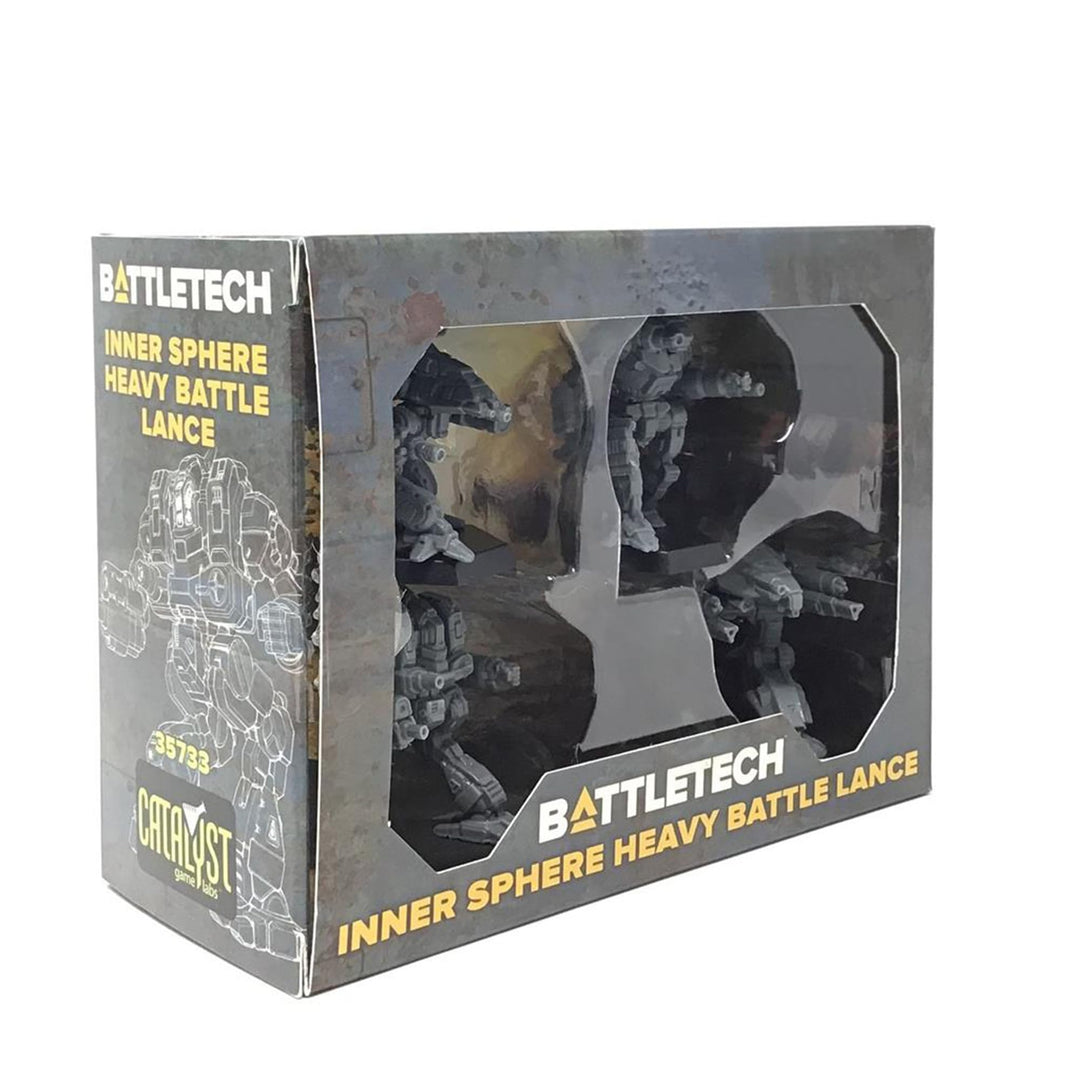 Catalyst Game Labs BattleTech: Inner Sphere Heavy Battle Lance - Miniature Game