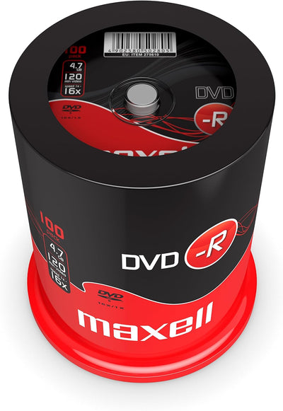 Maxell DVD-R 4.7GB 100er-Spindel 100 Disk - Spindle, 100 Disk - Spindle